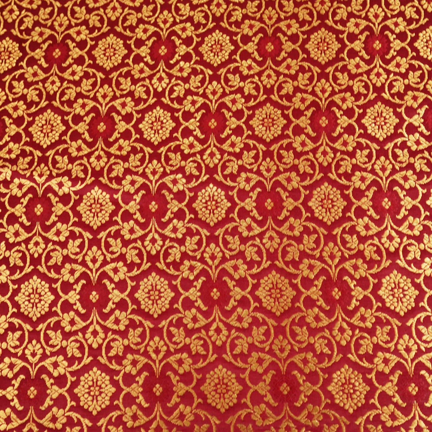 Maroon Banarasi Brocade Fabric KRE-23741