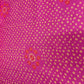 Pink Bandhani Print Gaji Silk