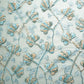 Blue Floral Imported Sequence Velvet Embrodiery Net Fabric