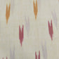 Light Yellow & Multicolor Ikkat Print Cotton Fabric