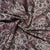 Maroon bandhani print Chinon Fabric