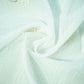 White Floral Sequence Embroidery Dyeable Organza Kotta