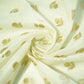 Off White Floral Buti Dyeable Chanderi Fabric