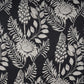 Black Tropical Print Pashmina Fabric 20968