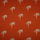 Orange Tropical Print Cotton Linen Fabric 21033