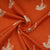 Orange Tropical Print Cotton Linen Fabric 21033