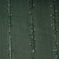 Dark Green Cutdana Sequins Embroidery Organza Fabric 21021