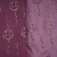 Purple Cutdana Sequins Embroidery Organza Fabric 21019