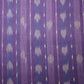 Purple Ikkat Print Cotton Fabric