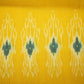 Yellow Ikkat Print Cotton Fabric