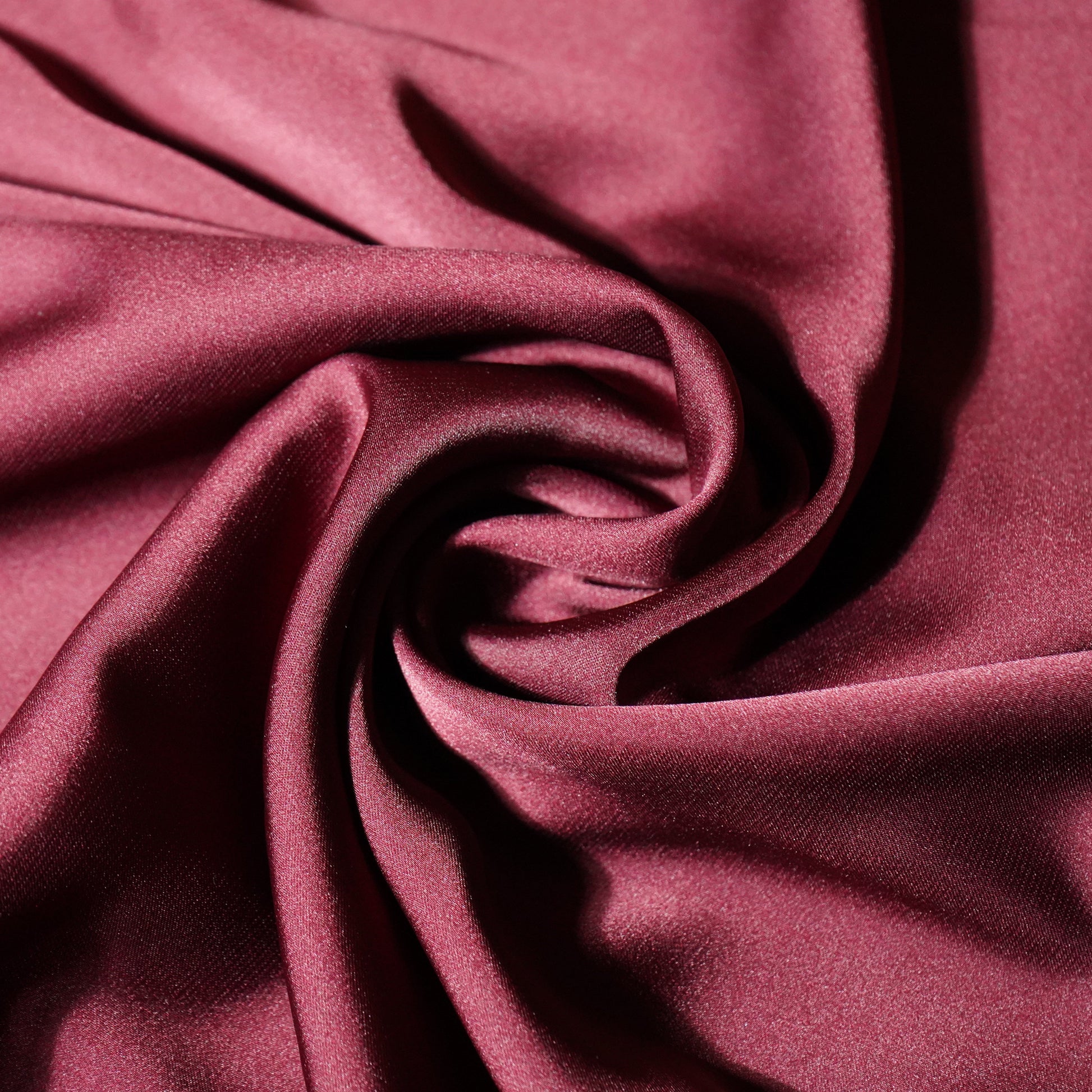 Maroon Solid Zara Satin Fabric 18707