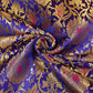 Voilet Brocade Fabric 22511