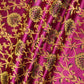 Purple Brocade Fabric 22512