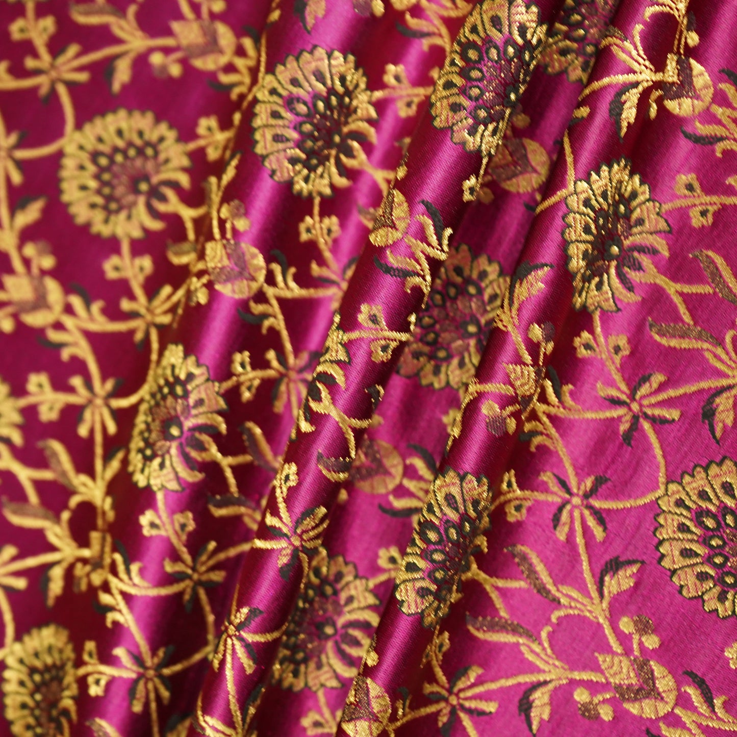 Purple Brocade Fabric 22512