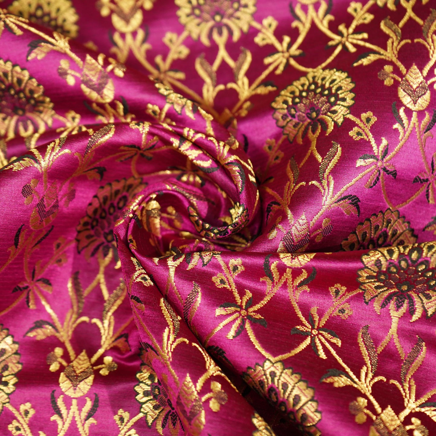 Purple Brocade Fabric 22512