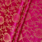 Magenta Floral Brocade Fabric 22509