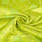 Light Green Floral Brocade Fabric 22513