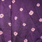 Purple Bandhani Print Bemberg Silk Fabric 21268