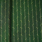 Dark Green Stripes Print Upada Silk Fabric 21082