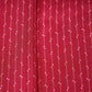 Red Stripes Print Upada Silk Fabric 21085