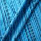 Blue Stripe Print Japan Satin Fabric 