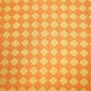 Orange Check Box Print Crepe Fabric