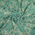 Green Floral Cotton Crochet Fabric 22592