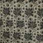 Black Floral Cotton Crochet Fabric 22593