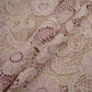 Pink Floral Cotton Crochet Fabric 22585