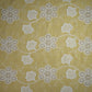 Yellow Floral Poplin Schiffli Fabric 22584 