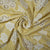 Yellow Floral Poplin Schiffli Fabric 22584 