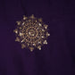 Purple Buta Work with sequin embroidery Cotton Silk Dupatta