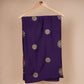 Purple Buta Work with sequin embroidery Cotton Silk Dupatta