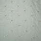 White Zari Dyeable Sequins Embroidery Russian Silk Fabric 22615