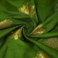 Green Floral Print Brocade Fabric 21940