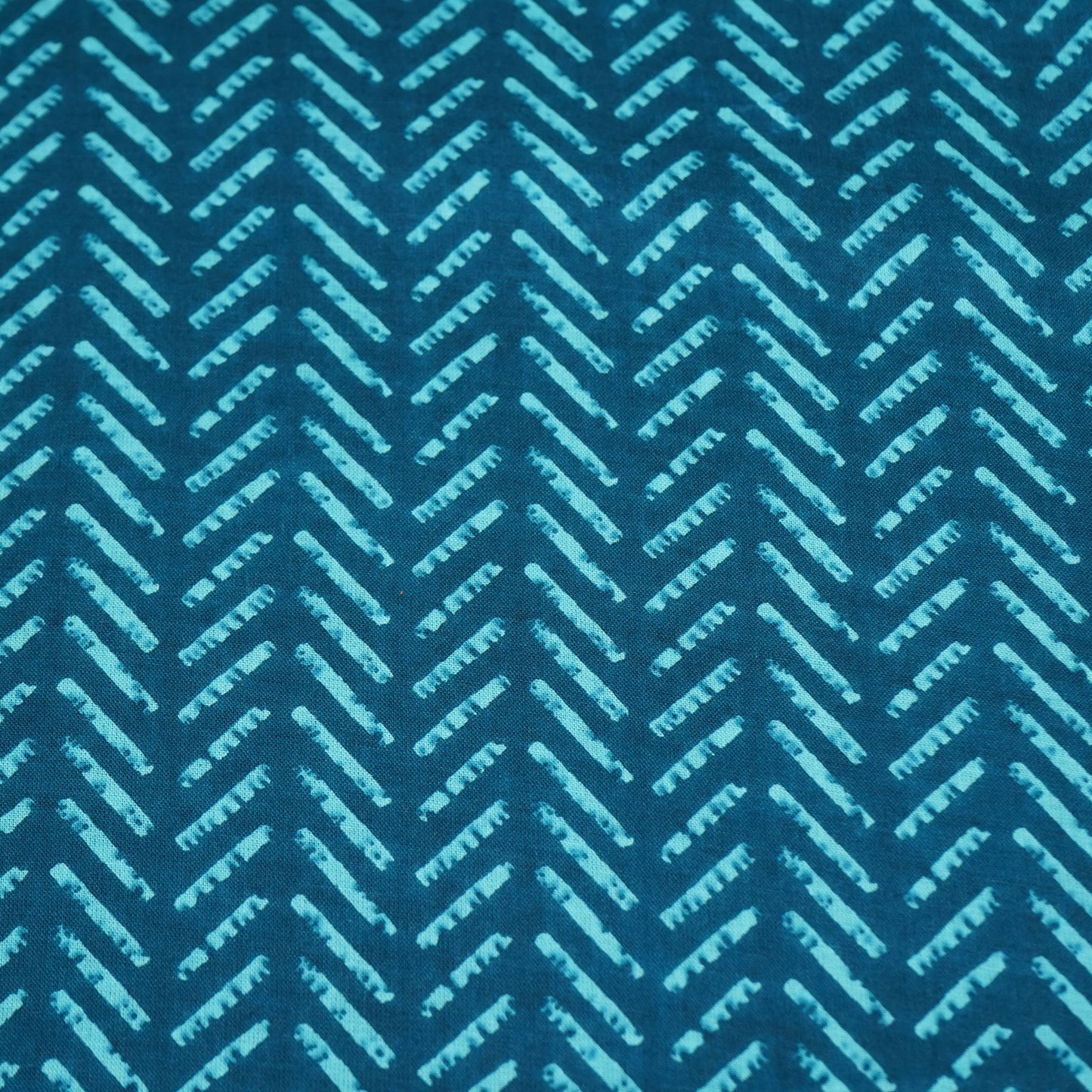 Blue Handblock Cotton Fabric 23441