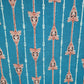 Blue Handblock Cotton Fabric 23443