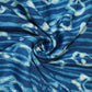 Navy Blue Handblock Modal Satin Fabric 23603