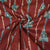 Maroon Handblock Cotton Fabric 23437