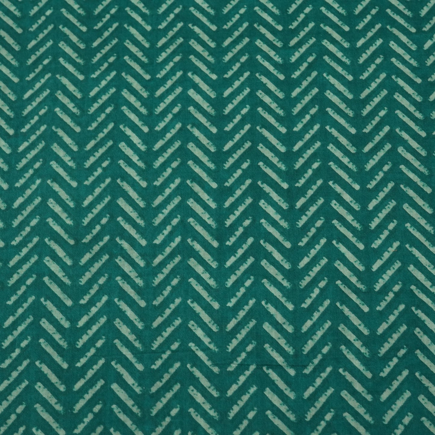 Sea Green Handblock Cotton Fabric 23432