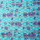 Sky Blue Floral Print Gota Work Cambric Cotton