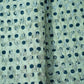 Light Cream Blue Polka Dot Print Gota Work Cambric Cotton