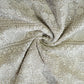 Premium  Dark Cream Paisley Sequence Embroidery Georgette Chikankari Fabric