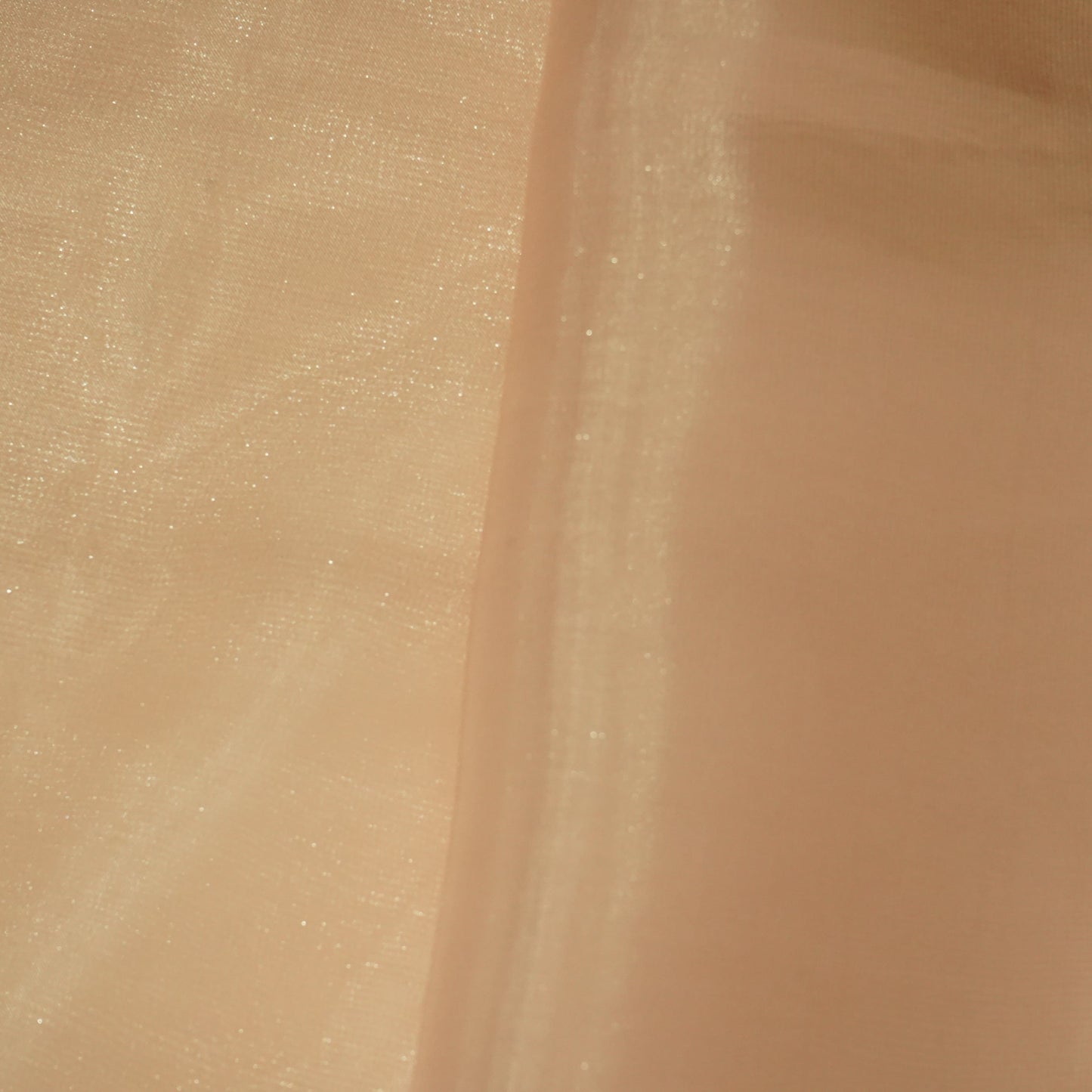 Peach Solid Jimmy Choo Organza Fabric 21946