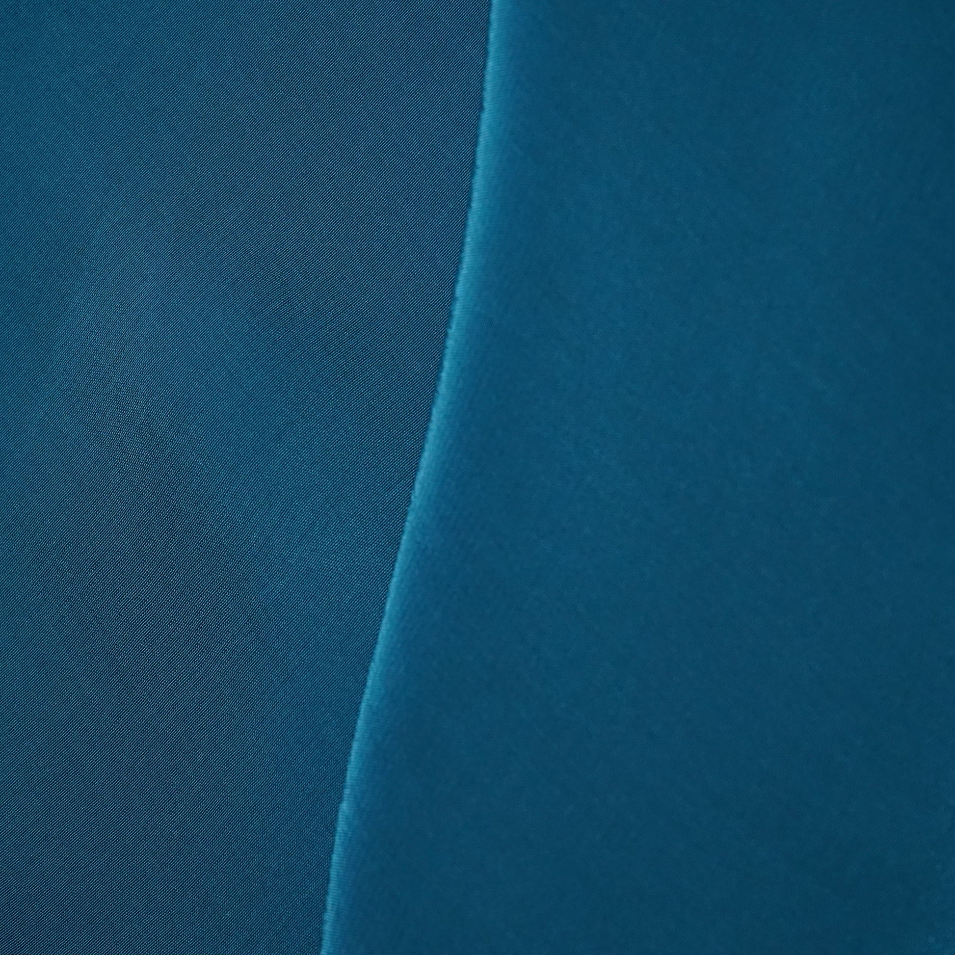 Blue Solid Natural Crepe Fabric