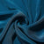 Blue Solid Natural Crepe Fabric