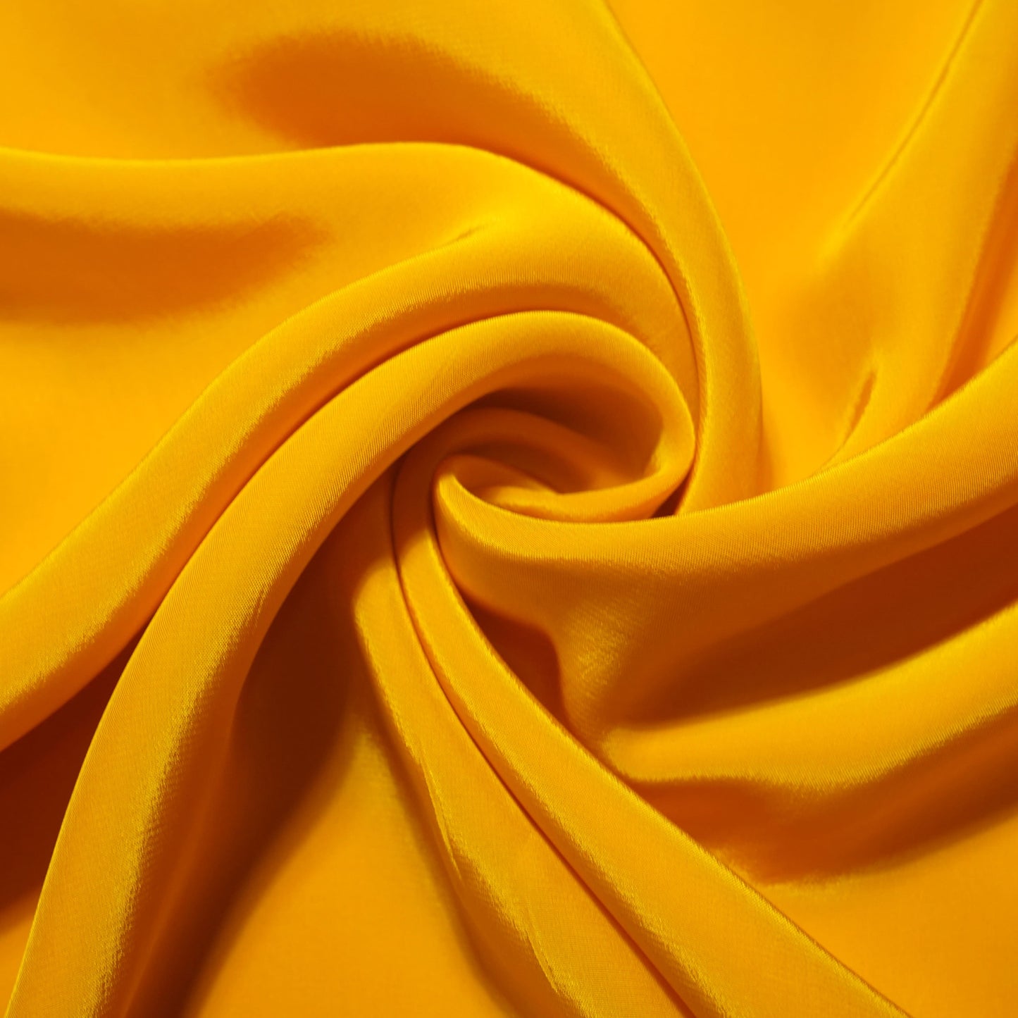 Yellow Solid Natural Crepe Fabric