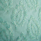 Mint Green Sequence Orangza Fabric