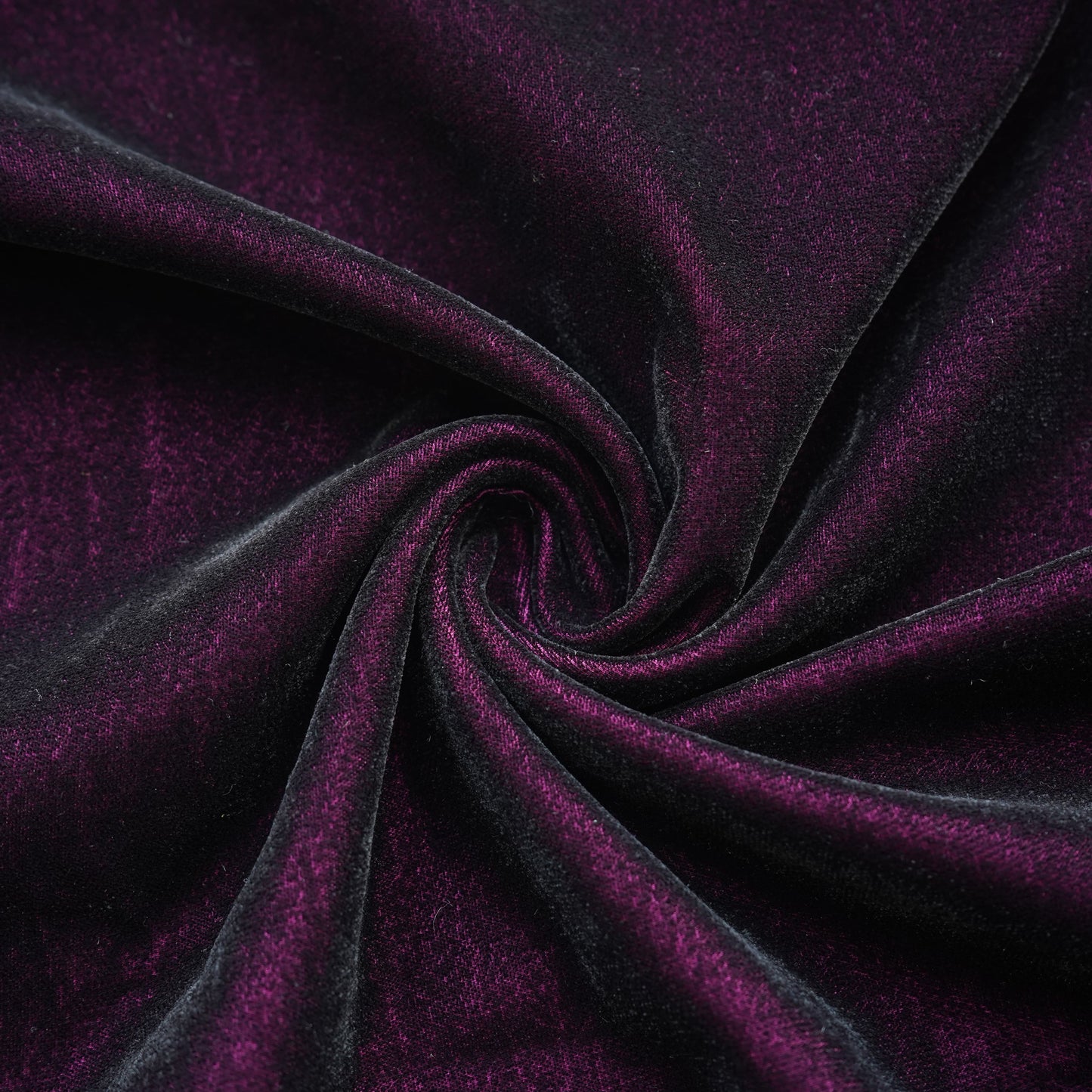 Wine Purple Solid Micro Velvet 9000 Fabric