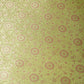 Green Floral Tanchui Silk Fabric